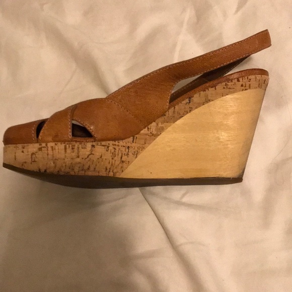 - Jil Sander Leather Cork Wedge Platform Sandals 38 - Picture 3 of 8